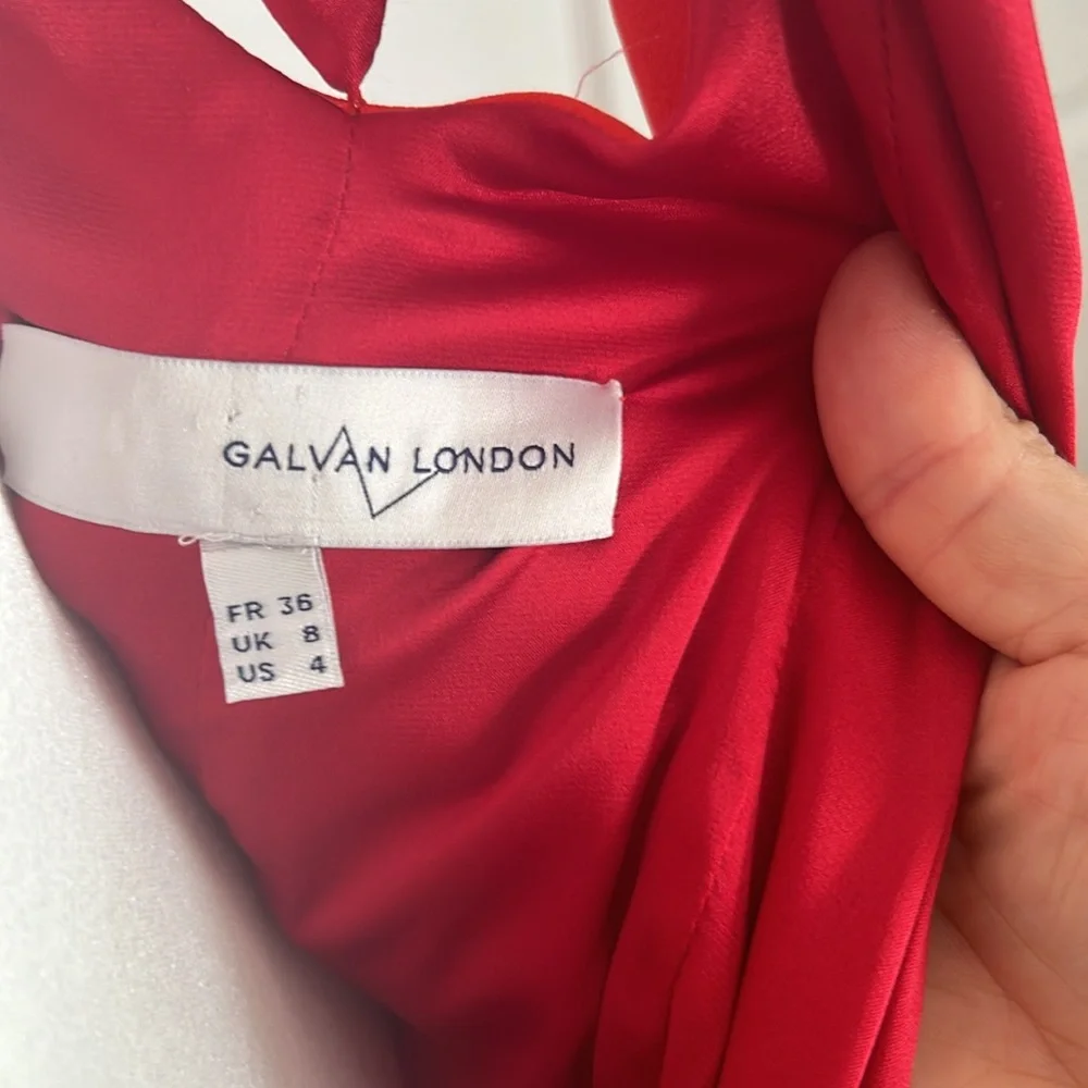 Galvan satin cutout gown - worn once - Picture 5 of 5